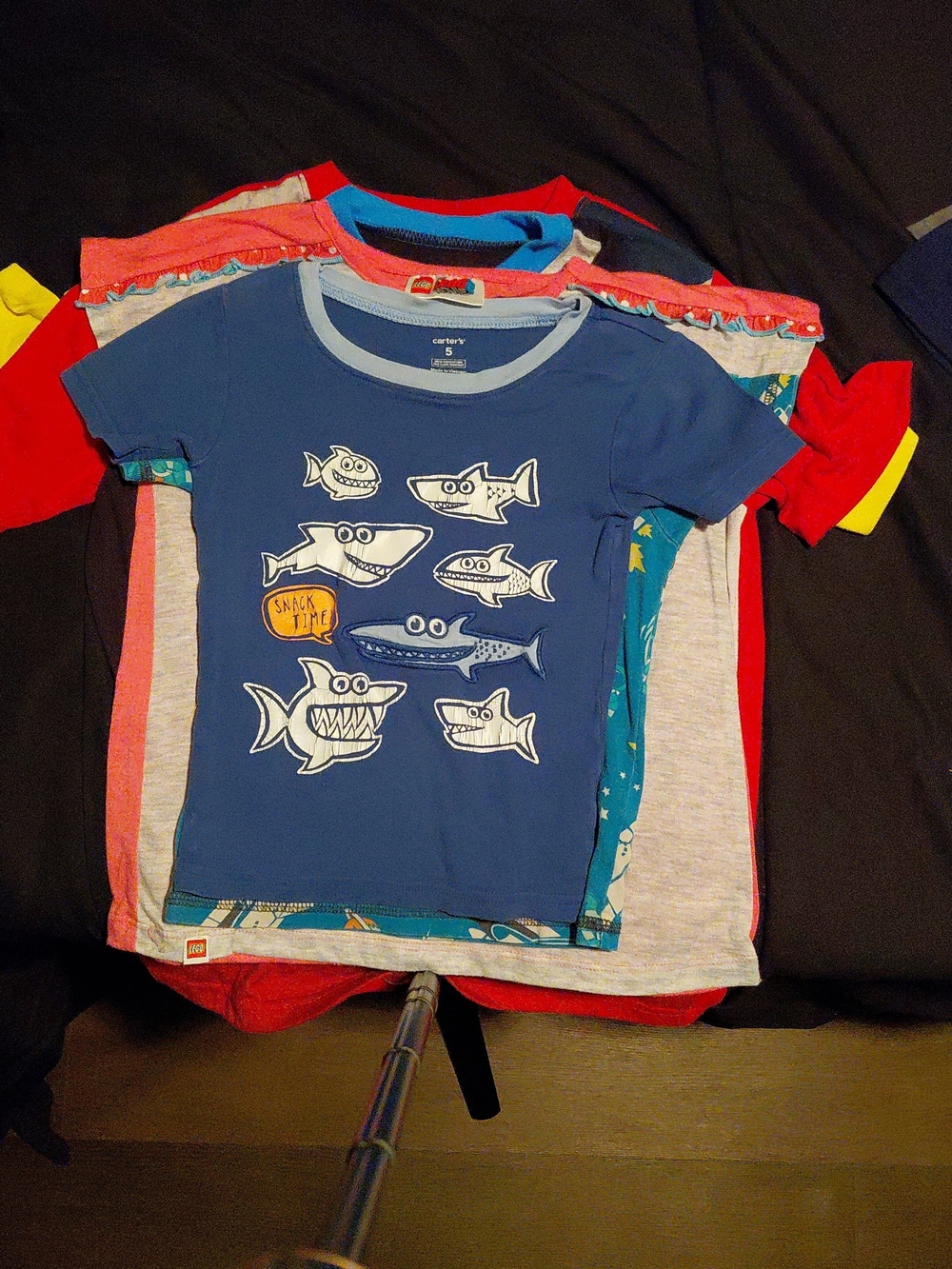 Carter's Navy Shark Graphic Tee - Kids